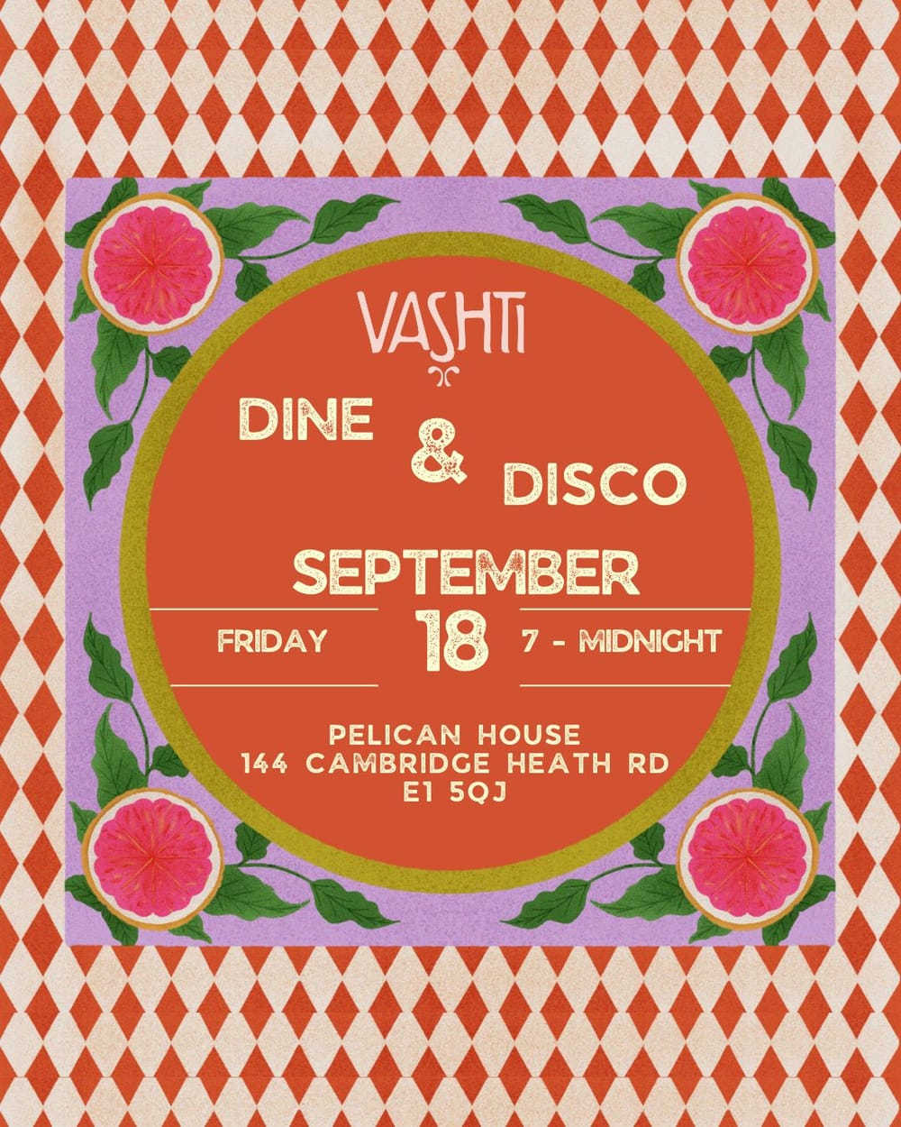 Vashti Dine & Disco in London