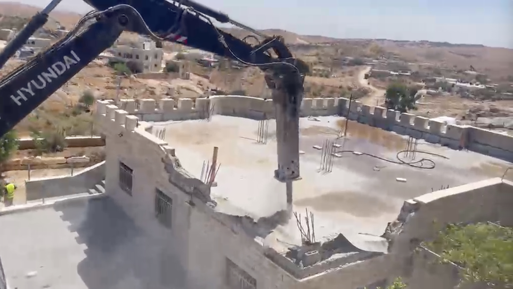After the demolition